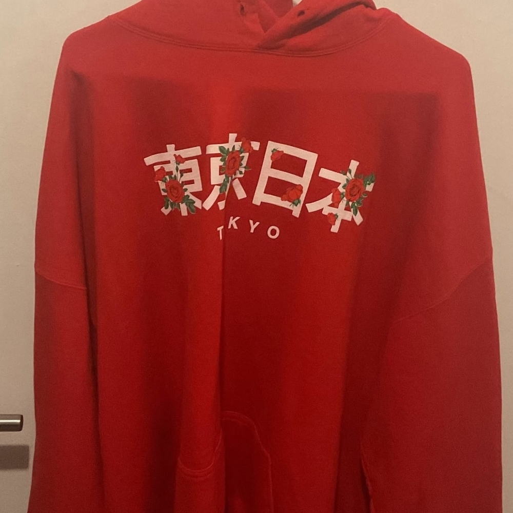 Red Tokyo Graphic Hoodie